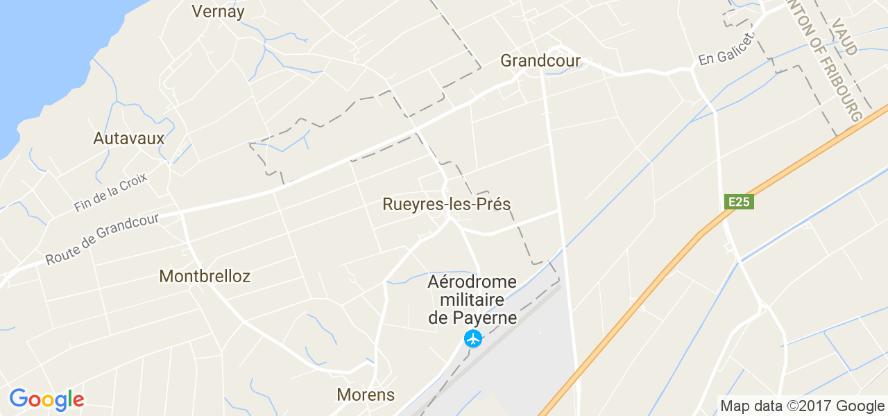 map de la ville de Rueyres-les-Prés