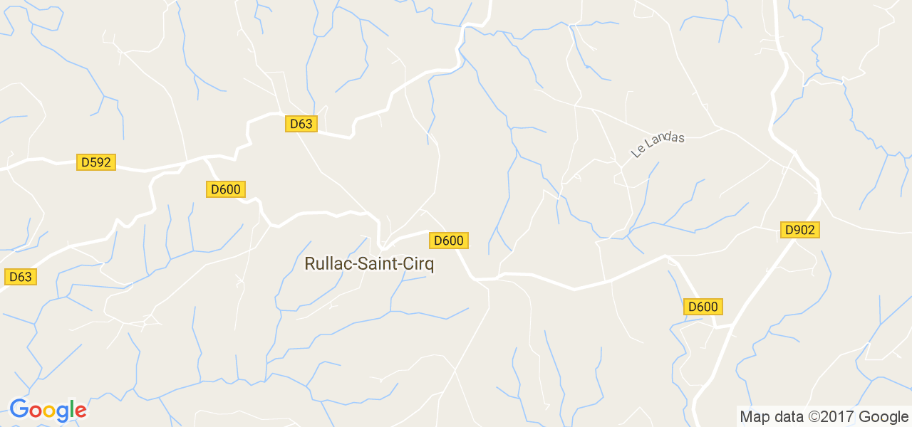 map de la ville de Rullac-Saint-Cirq