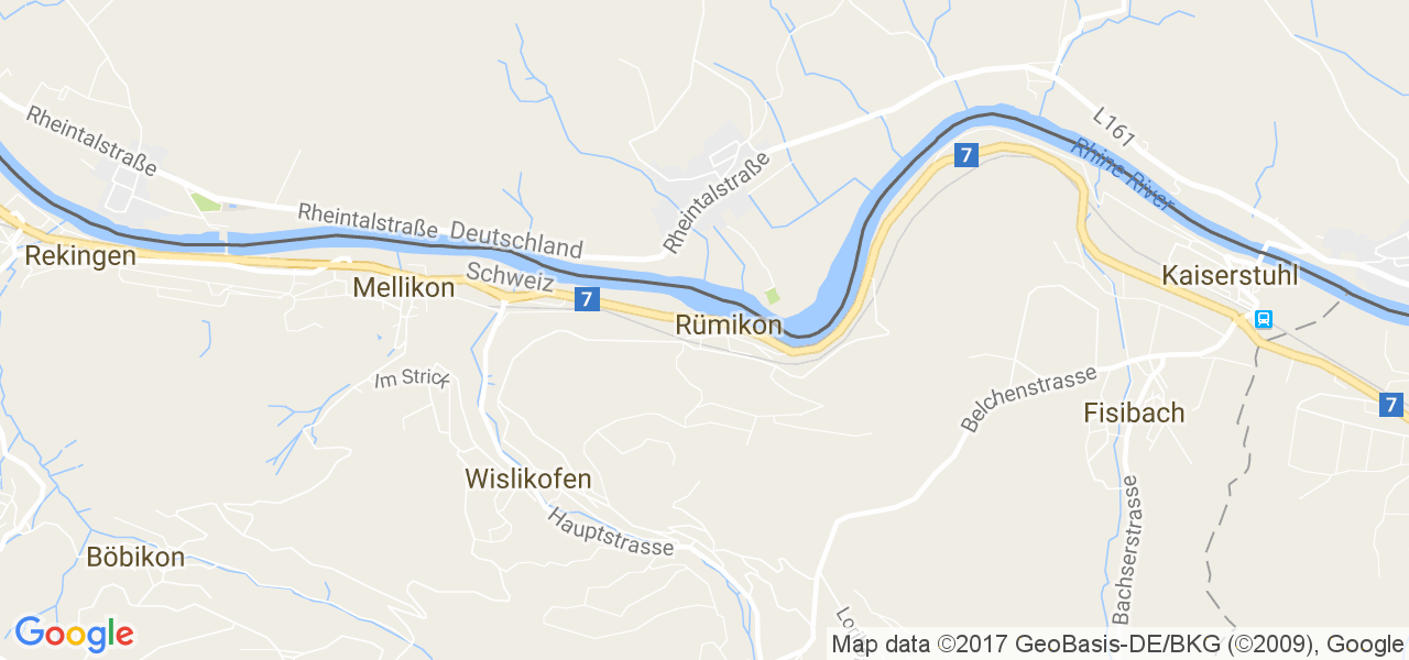 map de la ville de Rümikon