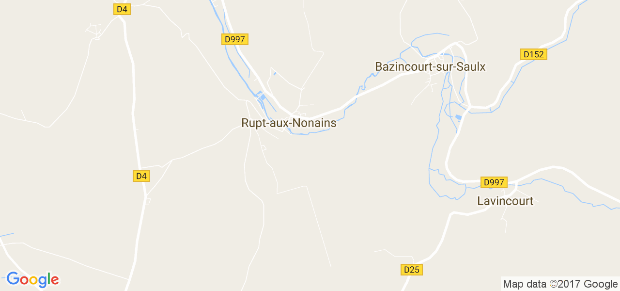 map de la ville de Rupt-aux-Nonains