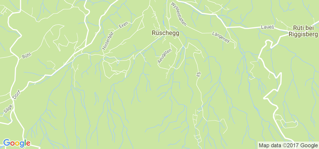 map de la ville de Rüschegg