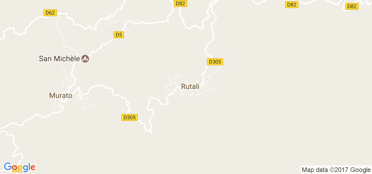 map de la ville de Rutali