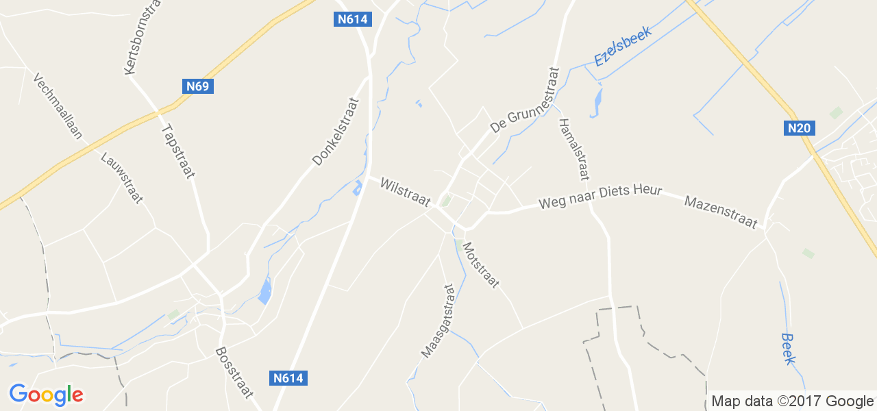 map de la ville de Rutten