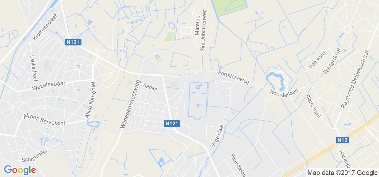 map de la ville de 's Gravenwezel