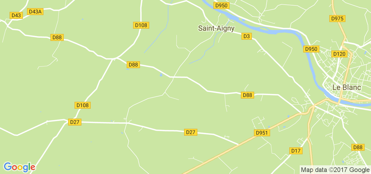 map de la ville de Saint-Aigny