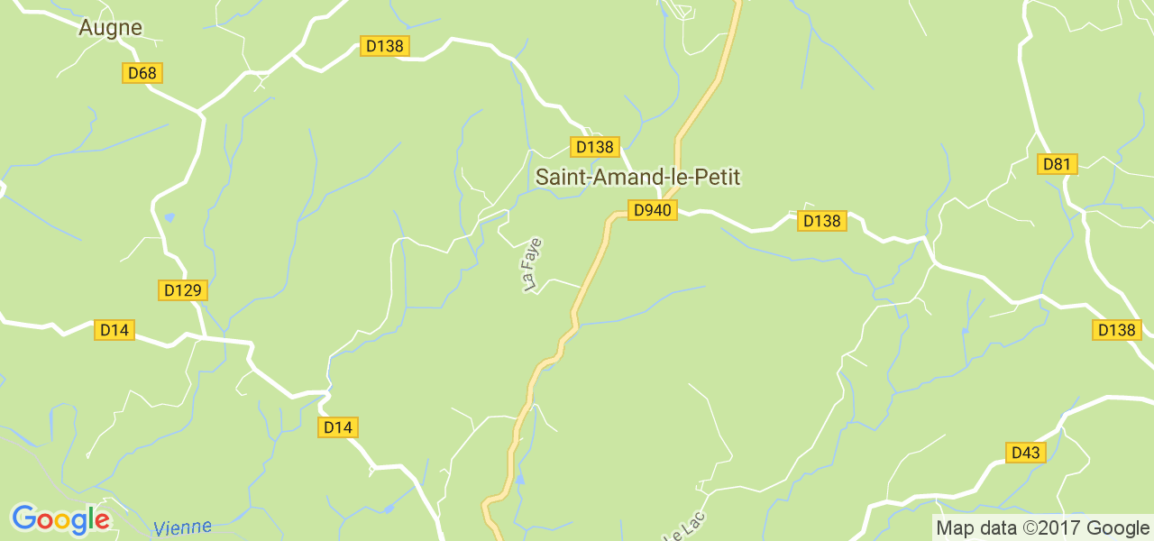 map de la ville de Saint-Amand-le-Petit