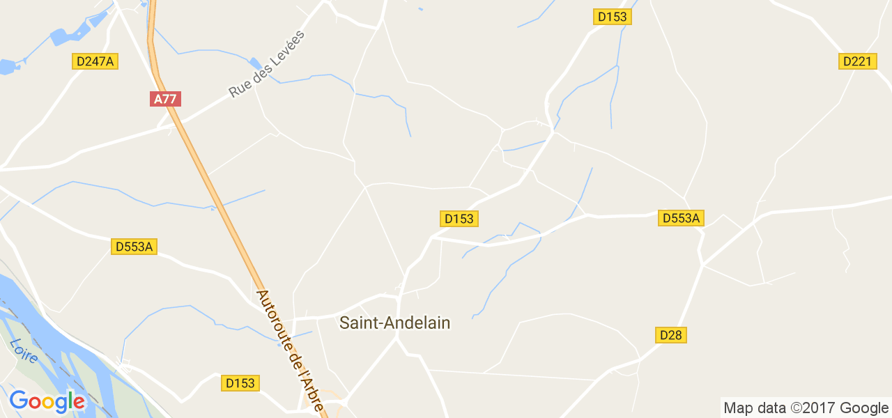 map de la ville de Saint-Andelain