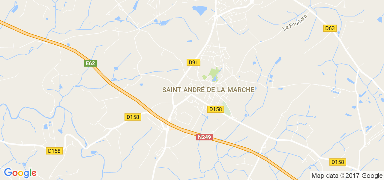 map de la ville de Saint-André-de-la-Marche