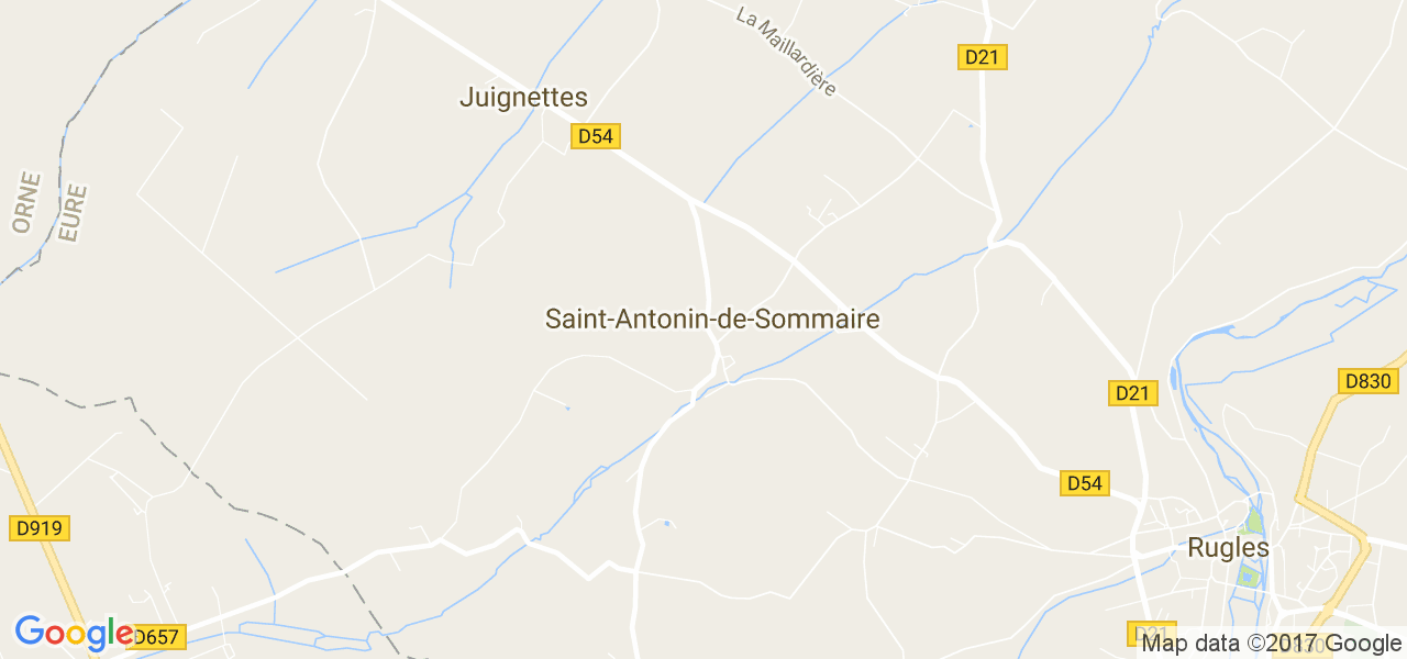 map de la ville de Saint-Antonin-de-Sommaire