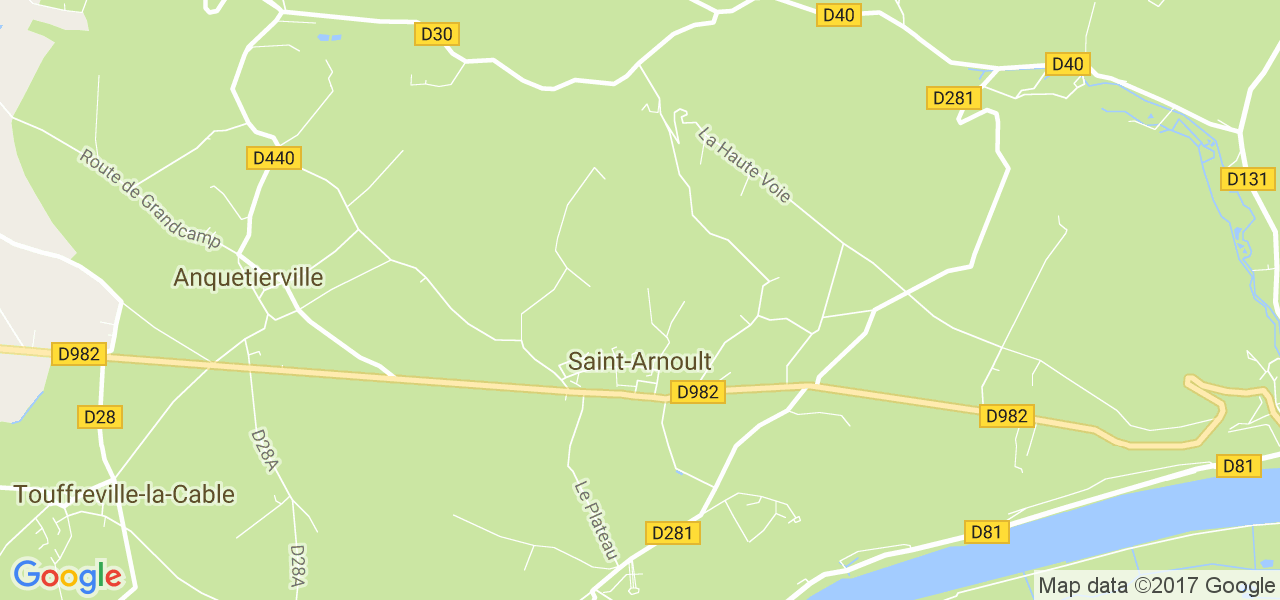 map de la ville de Saint-Arnoult