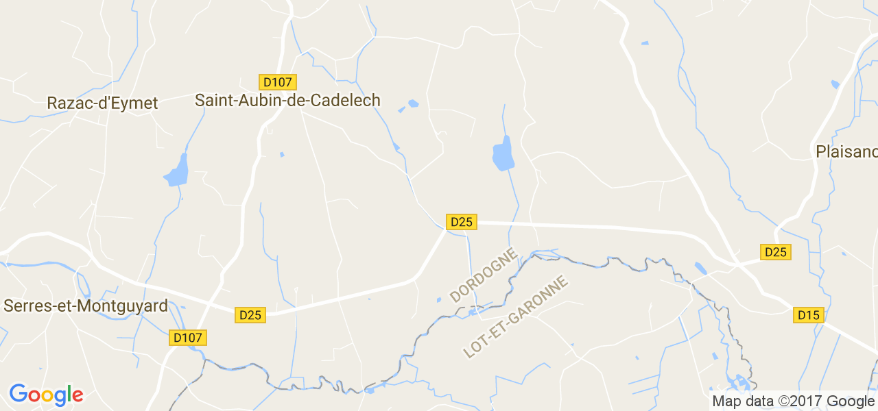 map de la ville de Saint-Aubin-de-Cadelech