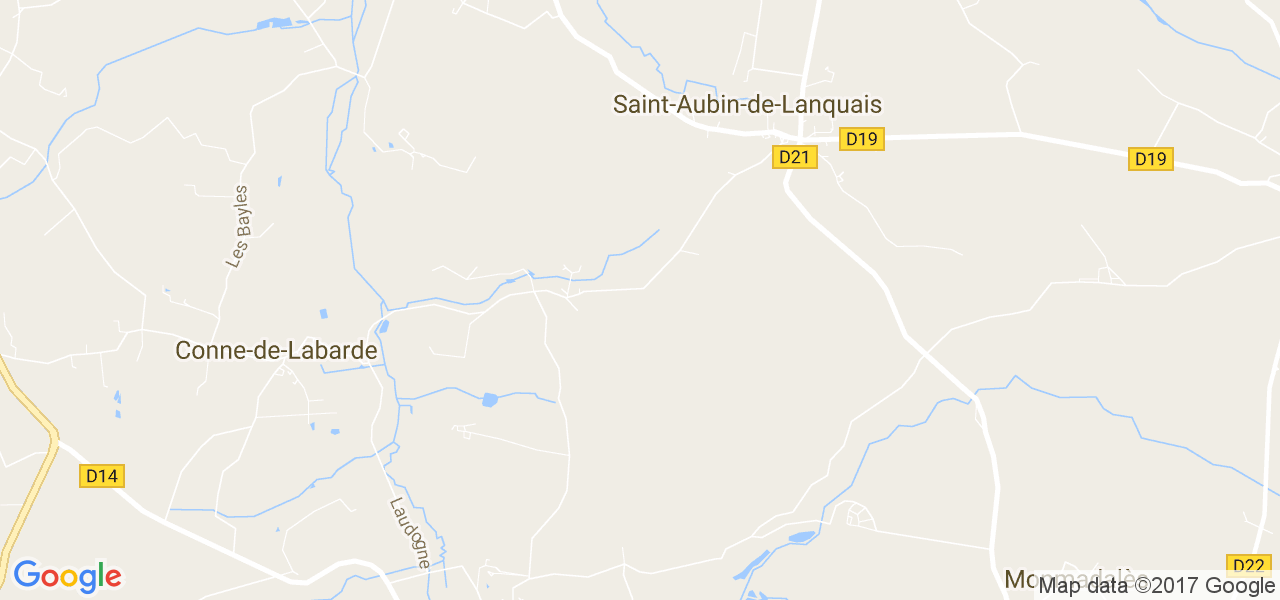 map de la ville de Saint-Aubin-de-Lanquais