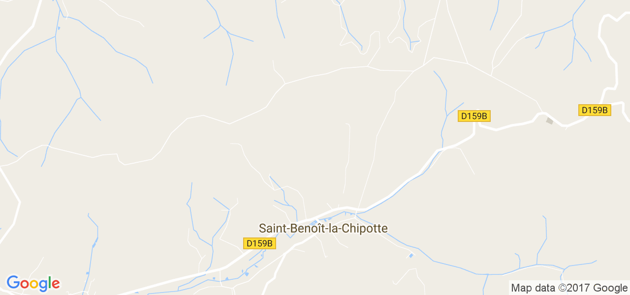 map de la ville de Saint-Benoît-la-Chipotte