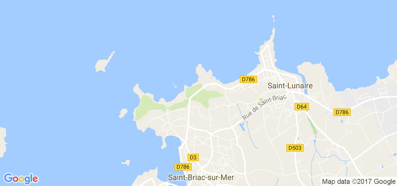 map de la ville de Saint-Briac-sur-Mer