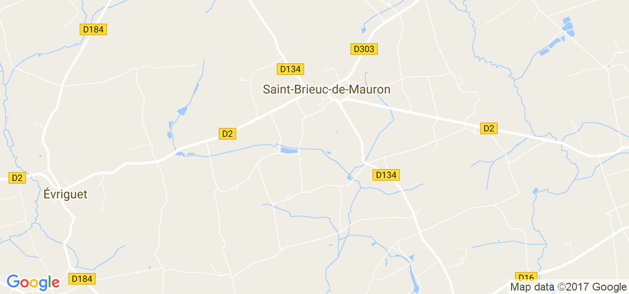 map de la ville de Saint-Brieuc-de-Mauron