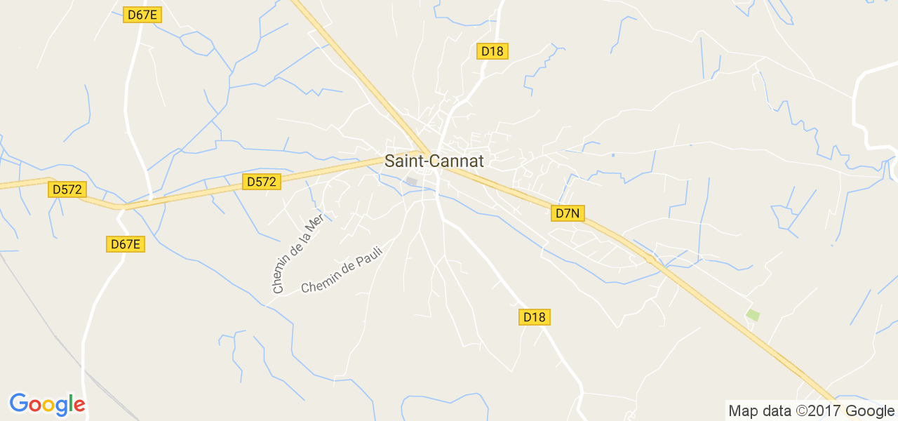 map de la ville de Saint-Cannat