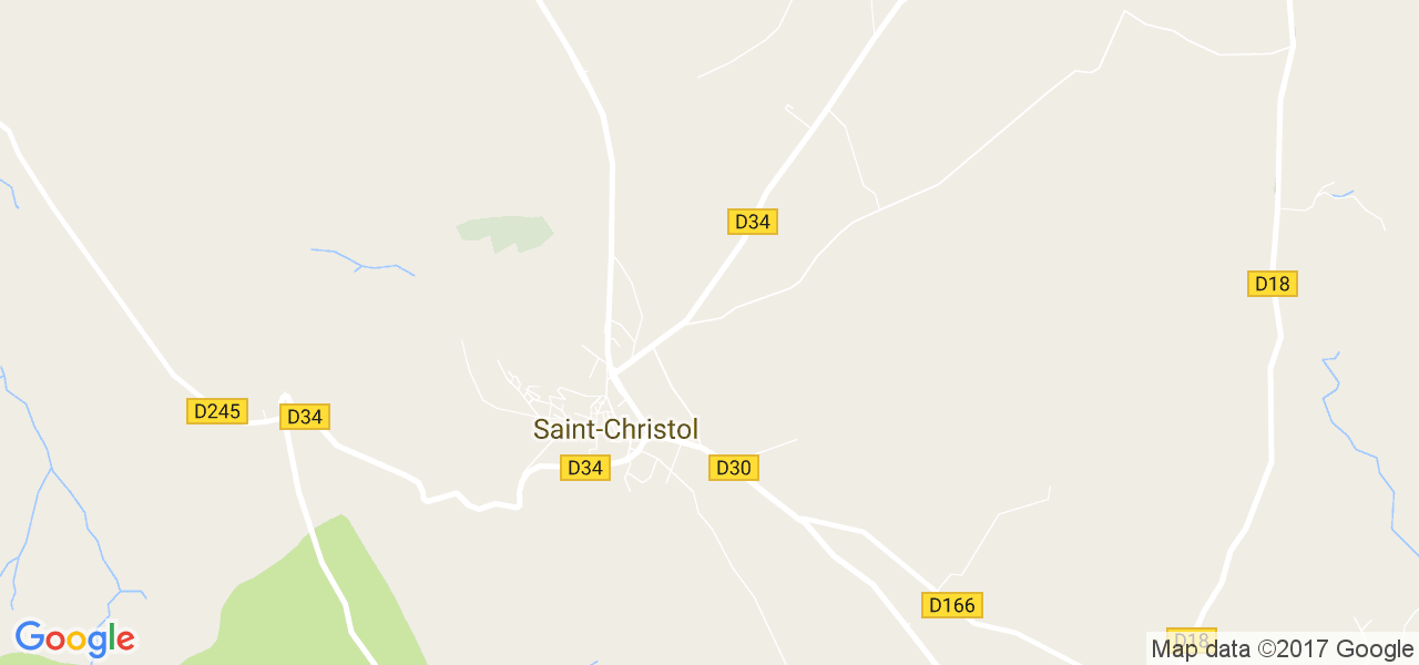 map de la ville de Saint-Christol