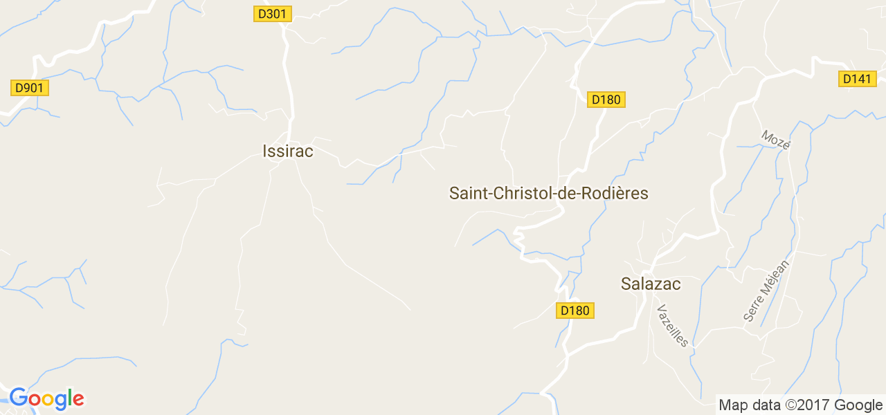 map de la ville de Saint-Christol-de-Rodières