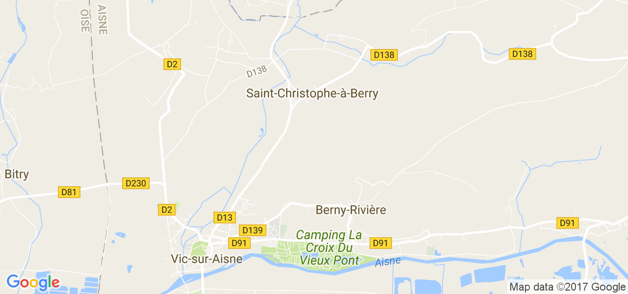 map de la ville de Saint-Christophe-à-Berry