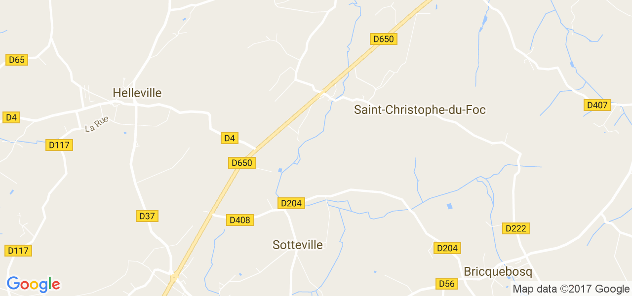 map de la ville de Saint-Christophe-du-Foc