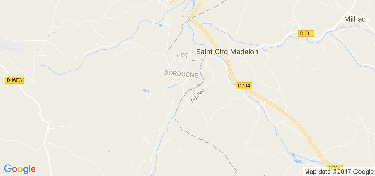 map de la ville de Saint-Cirq-Madelon