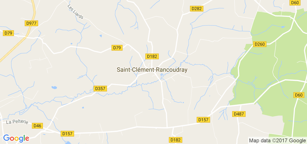 map de la ville de Saint-Clément-Rancoudray