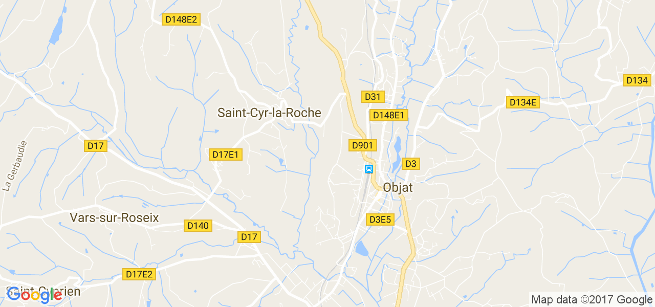 map de la ville de Saint-Cyr-la-Roche