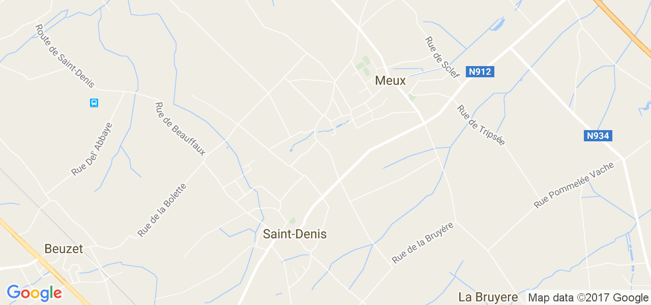 map de la ville de Saint-Denis-Bovesse