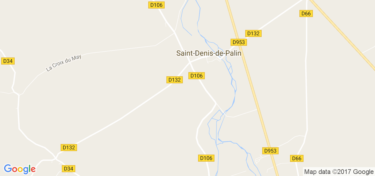 map de la ville de Saint-Denis-de-Palin