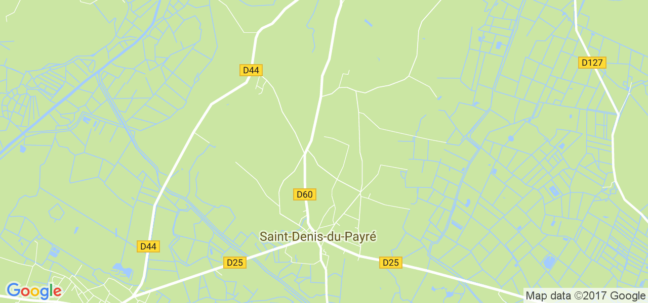 map de la ville de Saint-Denis-du-Payré