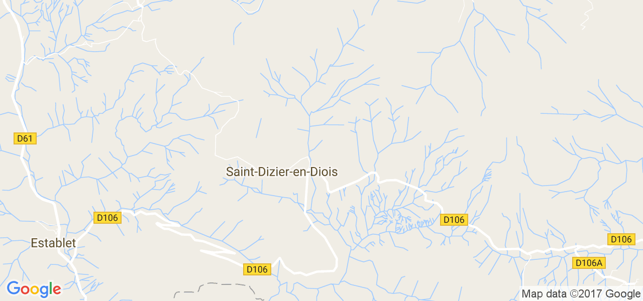 map de la ville de Saint-Dizier-en-Diois