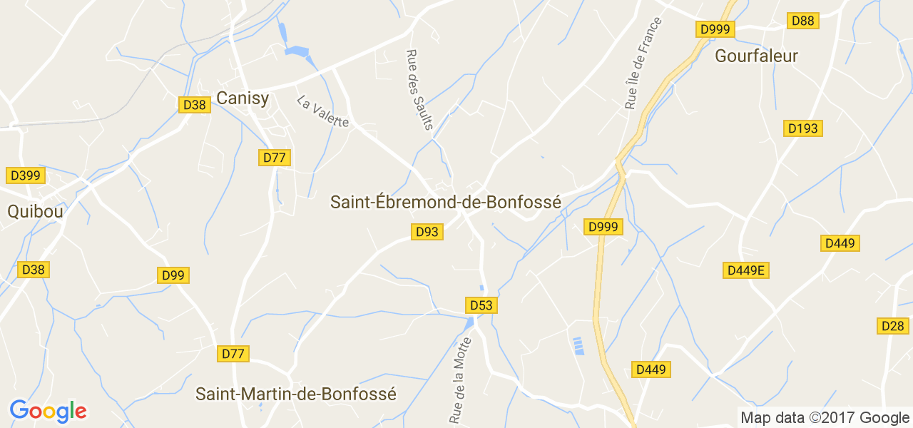 map de la ville de Saint-Ébremond-de-Bonfossé