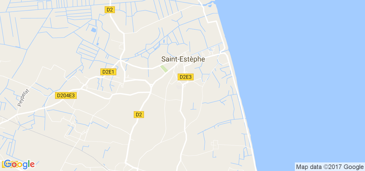 map de la ville de Saint-Estèphe