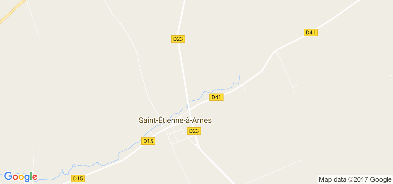 map de la ville de Saint-Étienne-à-Arnes