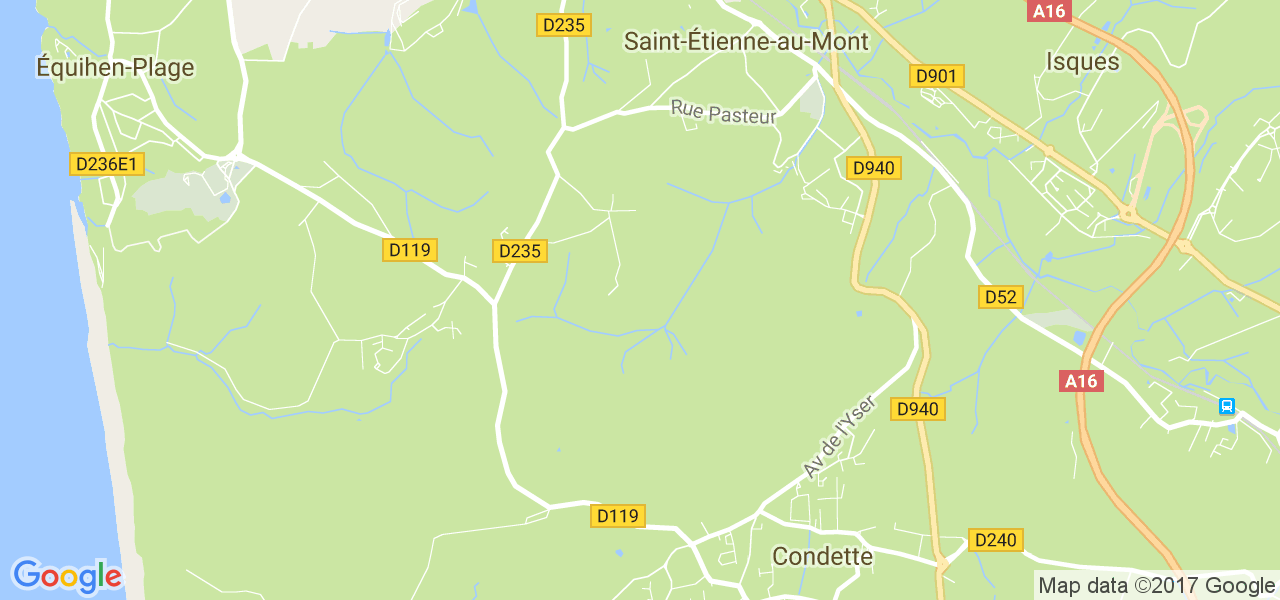 map de la ville de Saint-Étienne-au-Mont