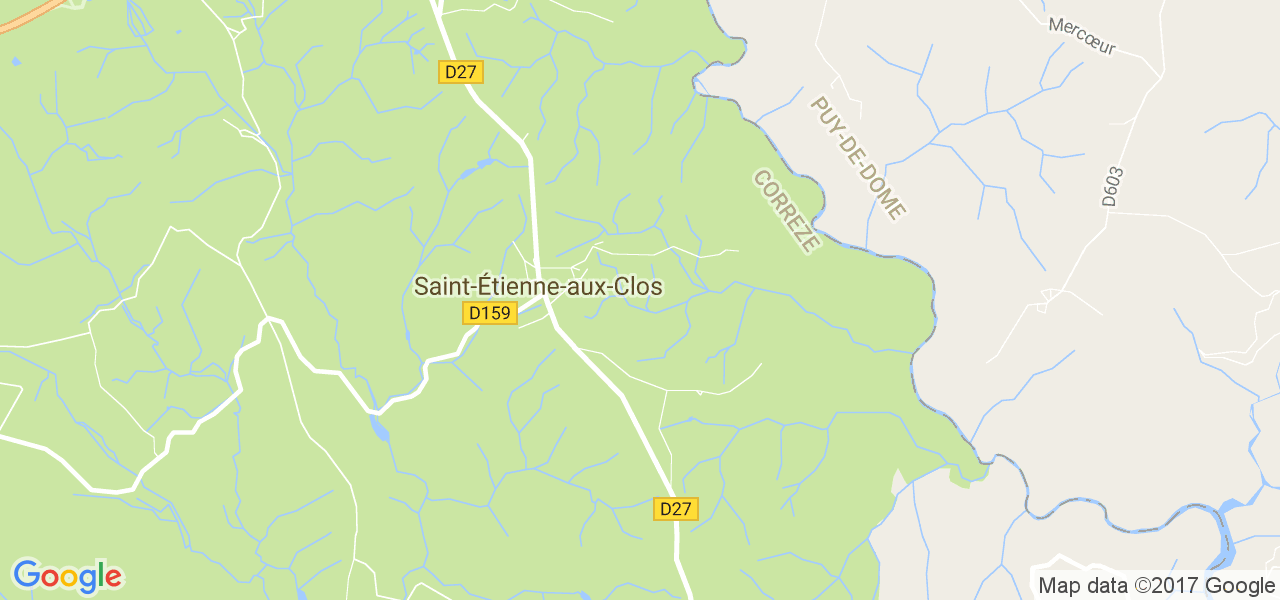 map de la ville de Saint-Étienne-aux-Clos