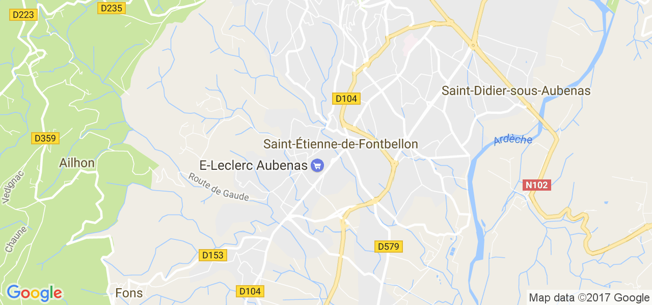 map de la ville de Saint-Étienne-de-Fontbellon