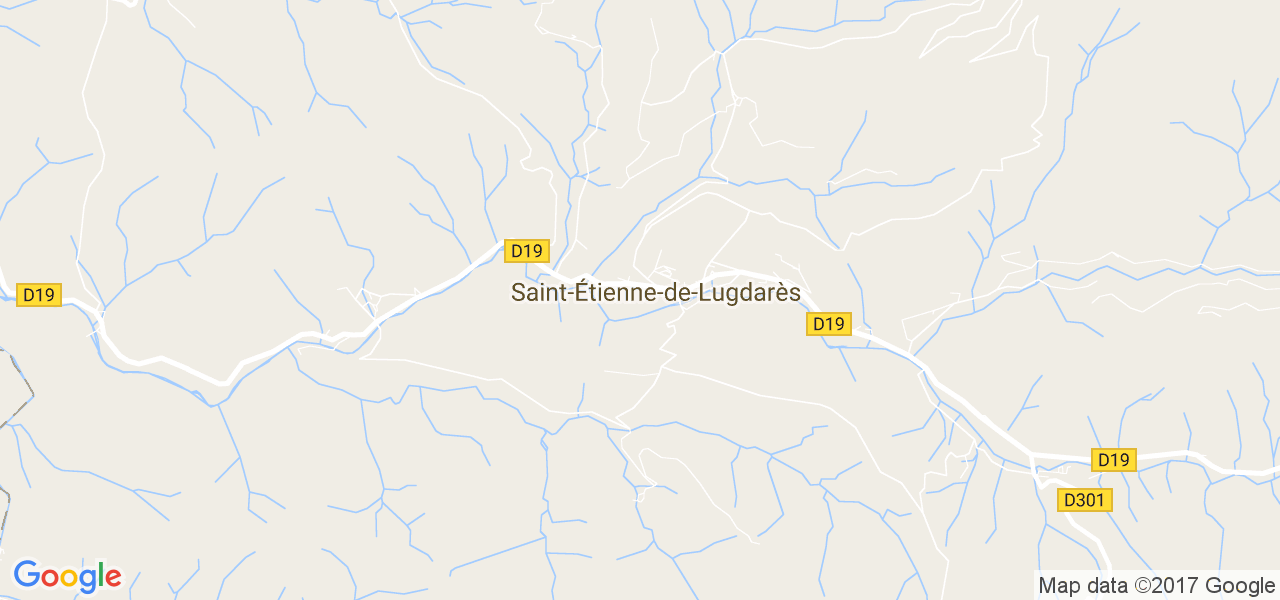 map de la ville de Saint-Étienne-de-Lugdarès