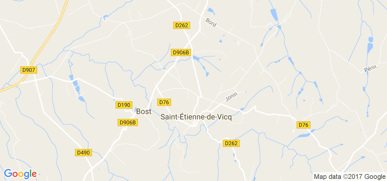 map de la ville de Saint-Étienne-de-Vicq