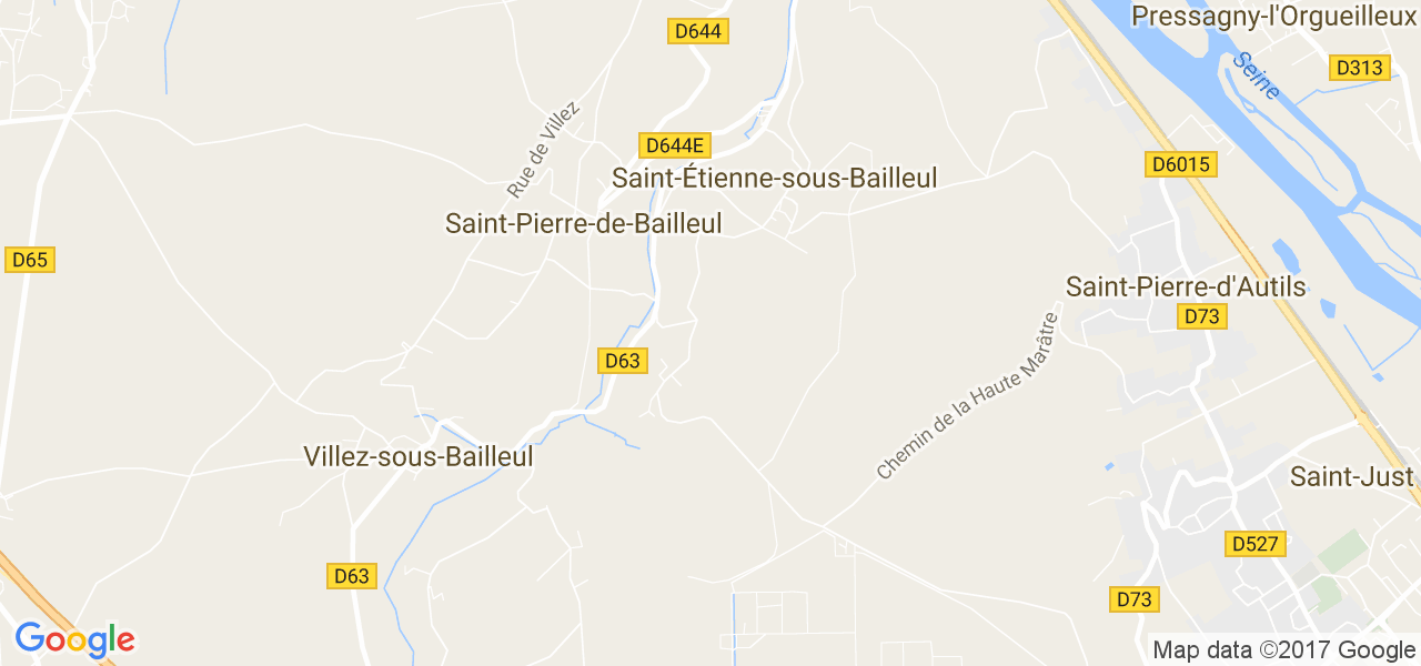 map de la ville de Saint-Étienne-sous-Bailleul