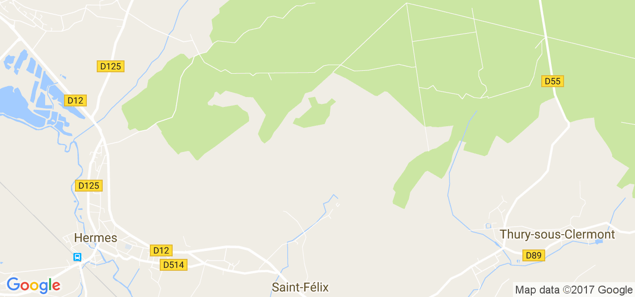 map de la ville de Saint-Félix