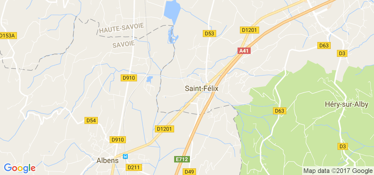 map de la ville de Saint-Félix