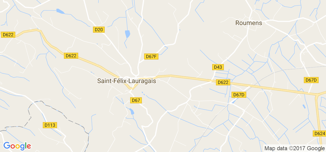 map de la ville de Saint-Félix-Lauragais