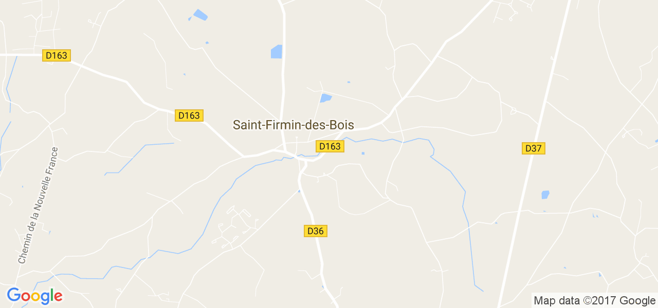 map de la ville de Saint-Firmin-des-Bois