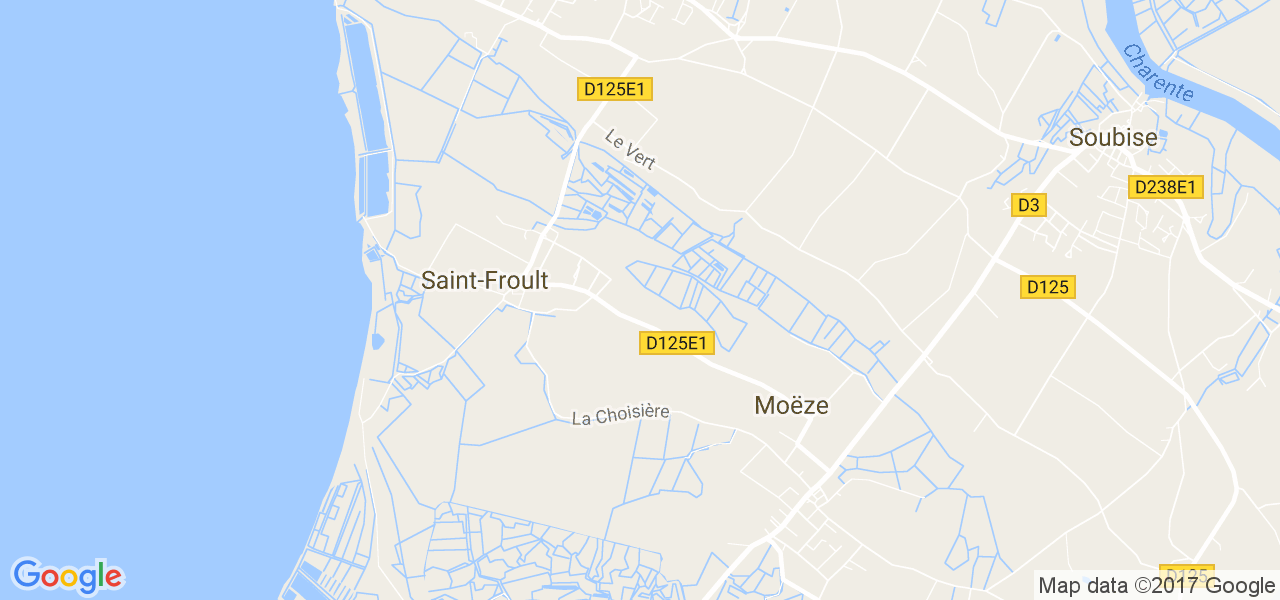 map de la ville de Saint-Froult