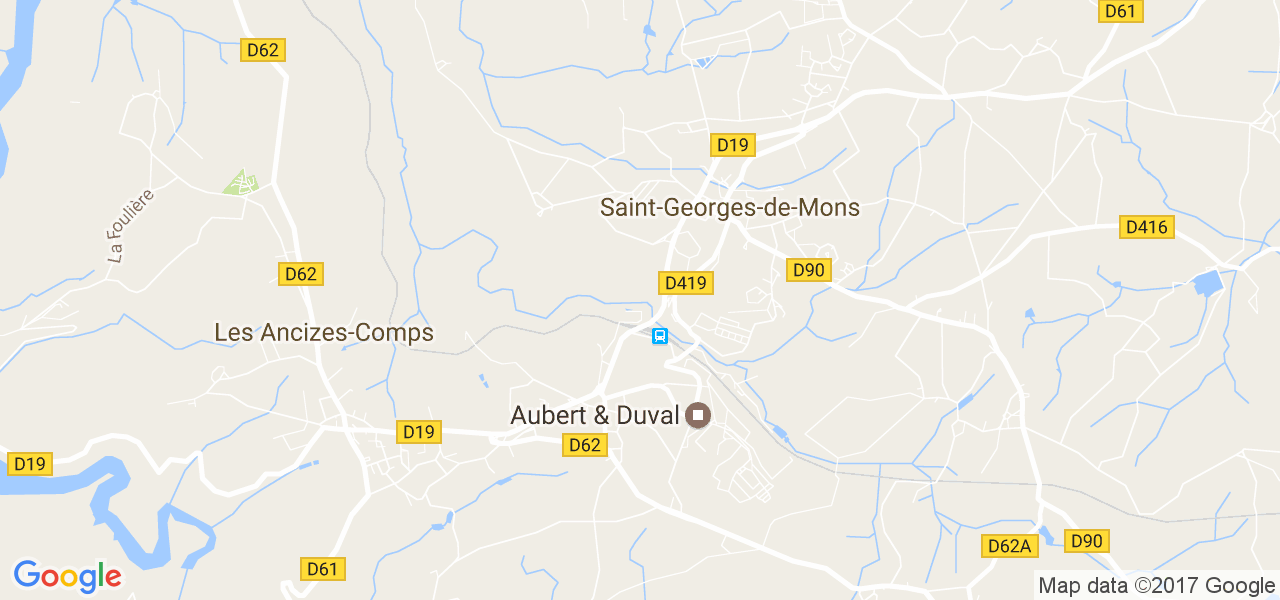 map de la ville de Saint-Georges-de-Mons