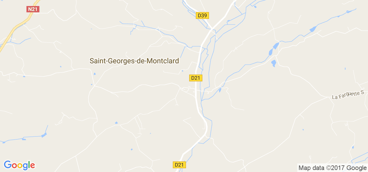 map de la ville de Saint-Georges-de-Montclard