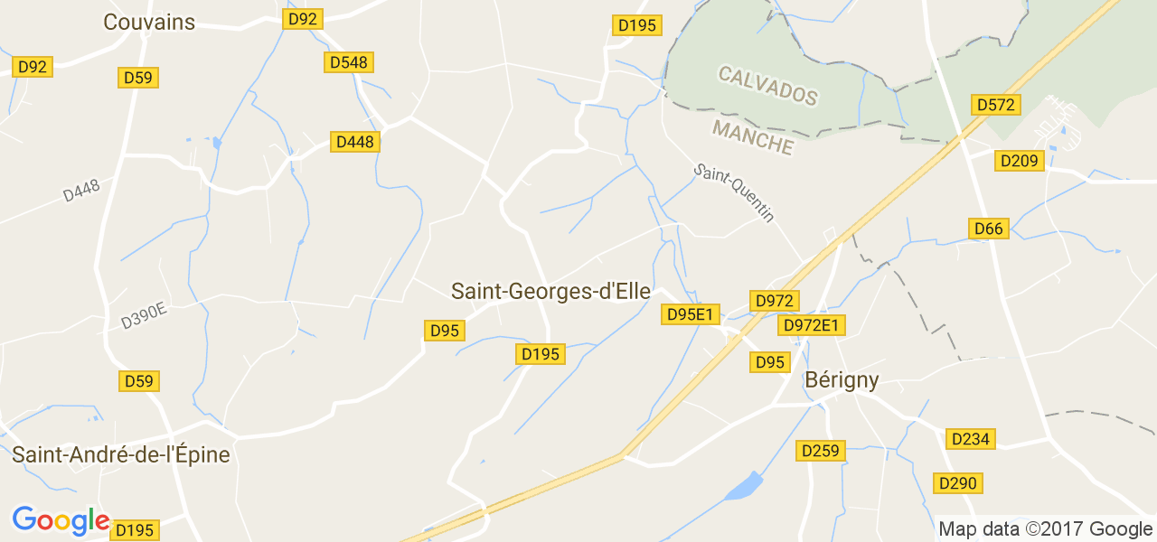 map de la ville de Saint-Georges-d'Elle