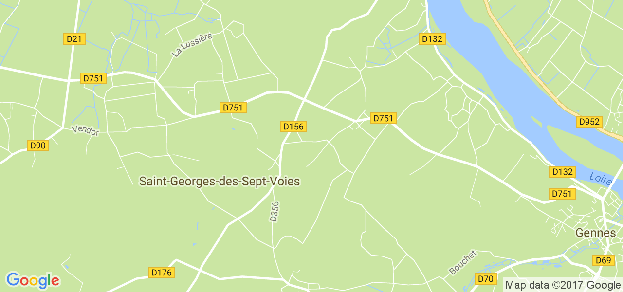 map de la ville de Saint-Georges-des-Sept-Voies