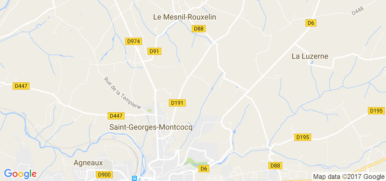 map de la ville de Saint-Georges-Montcocq